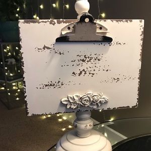 Country chic photo stand